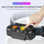 XPG + COB Sensor Headlight Flashlight 6 Lighting Modes Rechargeable Head Lamp - Image 3