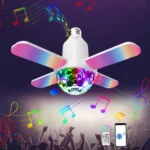 LY-002 24W Mini Bluetooth RGB Light Effect Foldable Music Light - Image 2