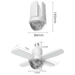 LY-002 24W Mini Bluetooth RGB Light Effect Foldable Music Light - Image 3