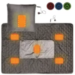 Portable USB Smart Heating Multifunctional Pillow Electric Heating Blanket