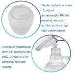 2 PCS LV-86 Solar Waterproof Garden Lighting Wall Light Solar Decorative Street Light - Image 6