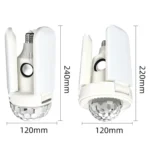 ZSCPH-001 40W Multifunctional Bluetooth RGB Colorful Three-Leaf Music Atmosphere Light, Size: - Image 3