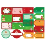 1set 72pcs/set  Christmas Stickers Gift Bag Packaging Box Closure Stickers - Image 3