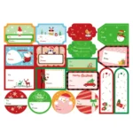 1set 72pcs/set  Christmas Stickers Gift Bag Packaging Box Closure Stickers - Image 4
