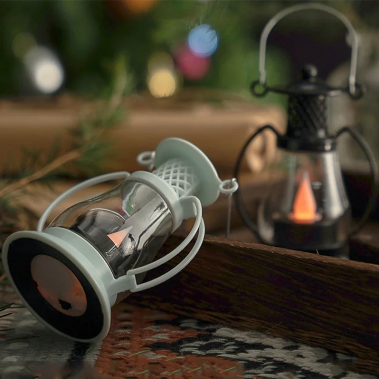 TBD0603050501_B3.webp Retro Water-Drop Flame Lantern Ornament Christmas Scene Decoration Oil Light - Image 4