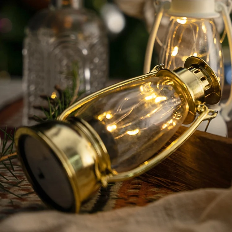 TBD0603050801_B3.webp Retro Lantern Table Decoration Christmas Scene Decoration Simulation Oil Lamp - Image 4