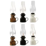 Retro Luminous Kerosene Lamp Christmas Simulation Oil Lamp Decoration, Spec: - Image 2
