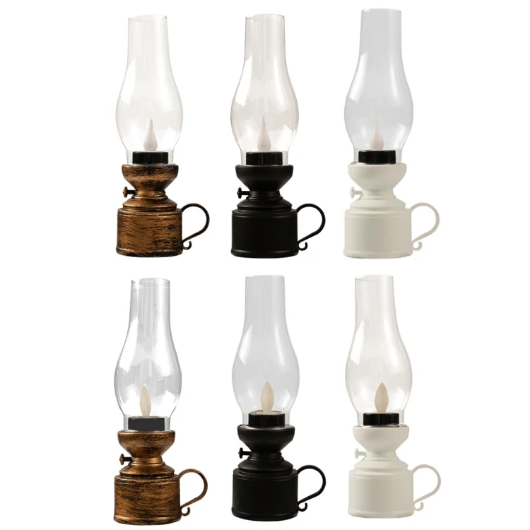 TBD0603051701_B1.webp Retro Luminous Kerosene Lamp Christmas Simulation Oil Lamp Decoration, Spec: - Image 2