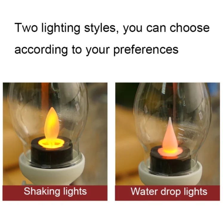 TBD0603051701_B3.webp Retro Luminous Kerosene Lamp Christmas Simulation Oil Lamp Decoration, Spec: - Image 4