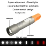 Type-C Rechargeable LED Telescopic Zoom Mini Flashlight - Image 5