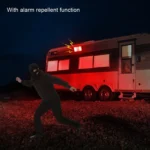 Solar Alarm Wall Light RV Camping Infrared Induction Light - Image 5