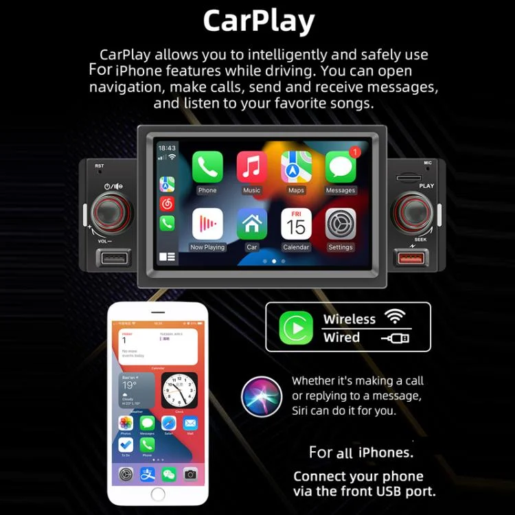 TBD06030560_B4.webp 5 inch Bluetooth AUX Mobile Phone Interconnection USB Interface Car MP5 - Image 5