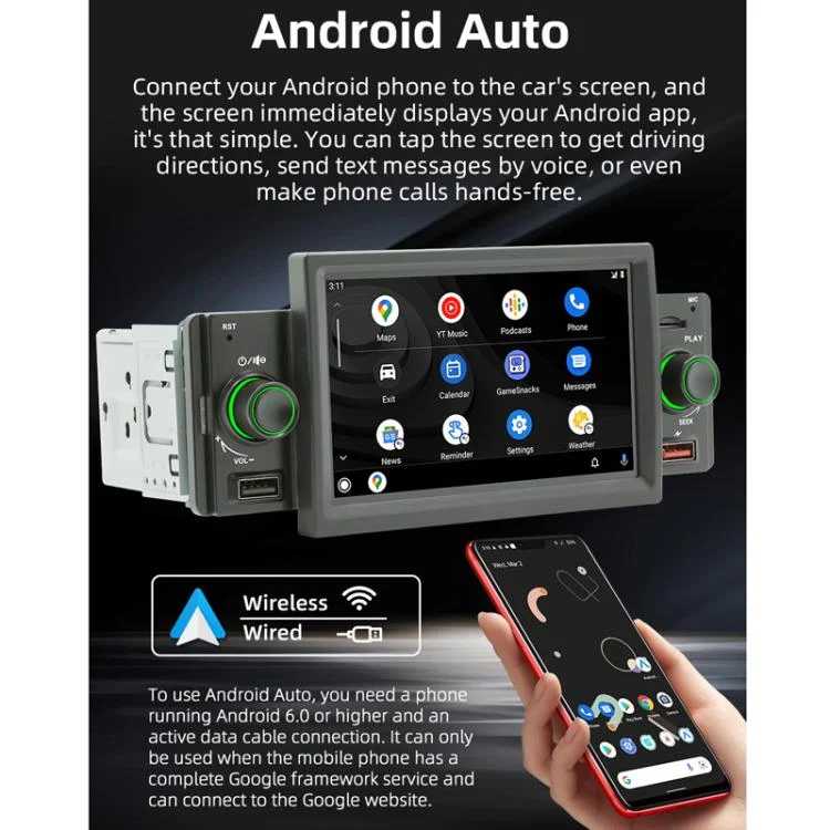TBD06030560_B5.webp 5 inch Bluetooth AUX Mobile Phone Interconnection USB Interface Car MP5 - Image 6