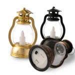 Retro Portable Kerosene Lamp Bar Home Christmas Decoration Lights - Image 4