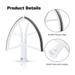KA-6B For KitchenAid 6-Quart Bowl Lift Stand Mixer Plastic Flat Beater Paddle with Silicone Edges - Image 3