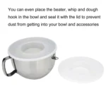 For KitchenAid 2pcs Bowl Covers 6QT Mixing Bowl Kitchen Machine Accessories - Image 3