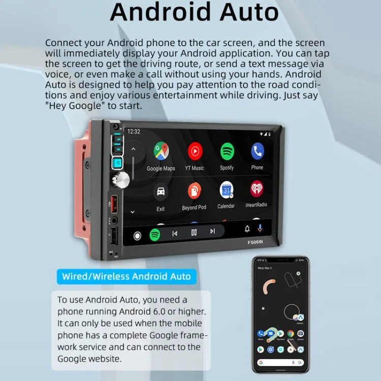 TBD06030614_B6.webp 7 Inch Wireless CarPlay Mobile Phone Interconnection Car MP5 - Image 7