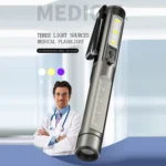 DT005 LED White + Yellow Pen Light Rechargeable Flashlight Doctor Nurse Pen Lighting - Image 2