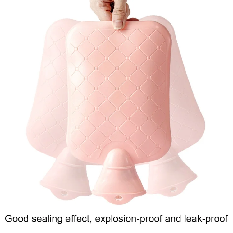 TBD0603071301_B3.webp ZS103 Cartoon Plush Water-filled Hot Water Bags Explosion-proof Leak-proof Warming Water Bottle, Spec: - Image 4