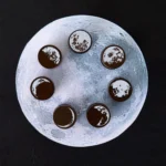 Moon Phase Series Handbook Decoration DIY Wooden Stamp - Image 3