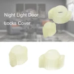 Night Light Door Locks Cover Thickened Anti-Collision Pad Door Lock Protective Cover - Image 2