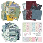 2 Sets 6 Inch Scrapbooking Background Paper Art Handmade Crafts - Image 2