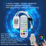 KD0062 USB 24 Key Bluetooth Firework Lantern LED Music Decoration Light - Image 4