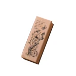 4 PCS Wooden Flowers and Plants Girl Stamp Fresh Plant Handbook DIY Decorative Stamp - Image 6