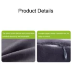 3D Slow Rebound Memory Foam Heating Massage Pillow - Image 6