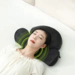 3D Slow Rebound Memory Foam Heating Massage Pillow - Image 7