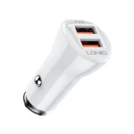 LDNIO C511Q 36W QC 3.0 Phone Fast Charger Dual-USB Ports Smart Car Charger - Image 2