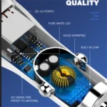 LDNIO C511Q 36W QC 3.0 Phone Fast Charger Dual-USB Ports Smart Car Charger - Image 4