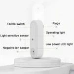 Negative Ion Air Purification Intelligent Sensor LED Night Light - Image 3