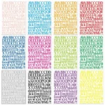 10 PCS Waterproof Alphabet DIY Handbook Sticker Gift Decoration Office Sticker - Image 2