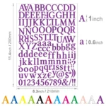 10 PCS Waterproof Alphabet DIY Handbook Sticker Gift Decoration Office Sticker - Image 3