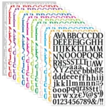 10 PCS Waterproof Alphabet DIY Handbook Sticker Gift Decoration Office Sticker - Image 4
