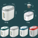 Kitchen Sealed Moisture Dust Proof Storage Rice Bucket - Image 2