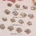 20 PCS Nail Jewelry Stacked Diamond Nail Sticker Accessories - Image 3