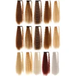 MST8568 Invisible Adhesive Bandage Wigs Corn Perm Long Ponytail Wigs - Image 2