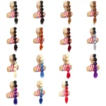 DLMW01 Bubble Shape Shaggy Wig Ponytail Drawstring Long Ponytail Wigs Fluffy, Spec: - Image 2