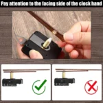 Quartz Clock Dial Repair Kit DIY Wall Clock Parts,Spec: - Image 4