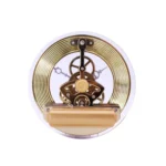 Metal See-through Quartz Clock Gear Clock DIY Accessories - Image 3