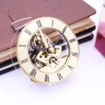 Metal See-through Quartz Clock Gear Clock DIY Accessories - Image 5