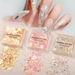 3 Boxes Nail Decorations Shell Sequins Nail Jewelry - Image 2