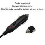 3 in 1 120W Car Cigarette Lighter Independent Switch Dual USB Charger - Image 4