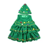 Girls Christmas Dress Christmas Tree Performance Dance Clothes - Image 2