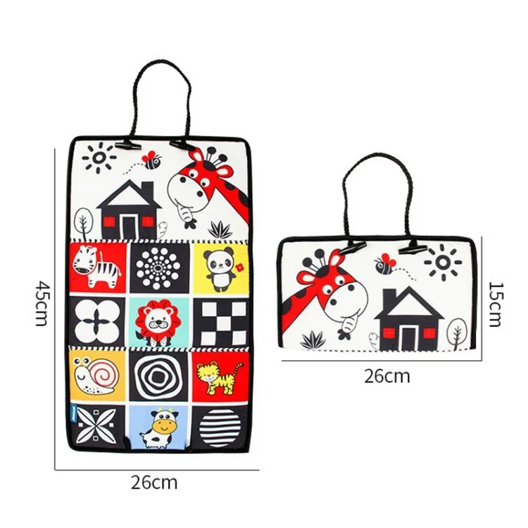 TBD0603104901_B1.webp Baby Hanging Toy Foldable Baby Vision Training Pattern Mirror - Image 2