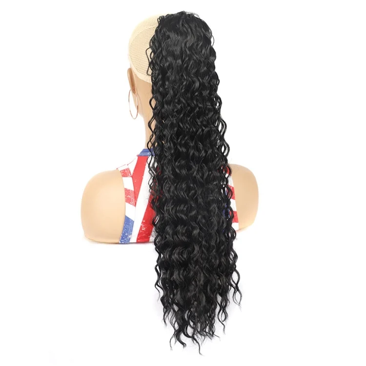 TBD0603105801A.webp LSDP22 Drawstring Long Curly Wig Ponytail Mesh Curly Ponytail - Image 1