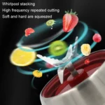 50 PCS CA-M239 Portable Fruit Juicer Blade Semi-Circle Straight 304 Stainless Steel Stirring Knife - Image 4