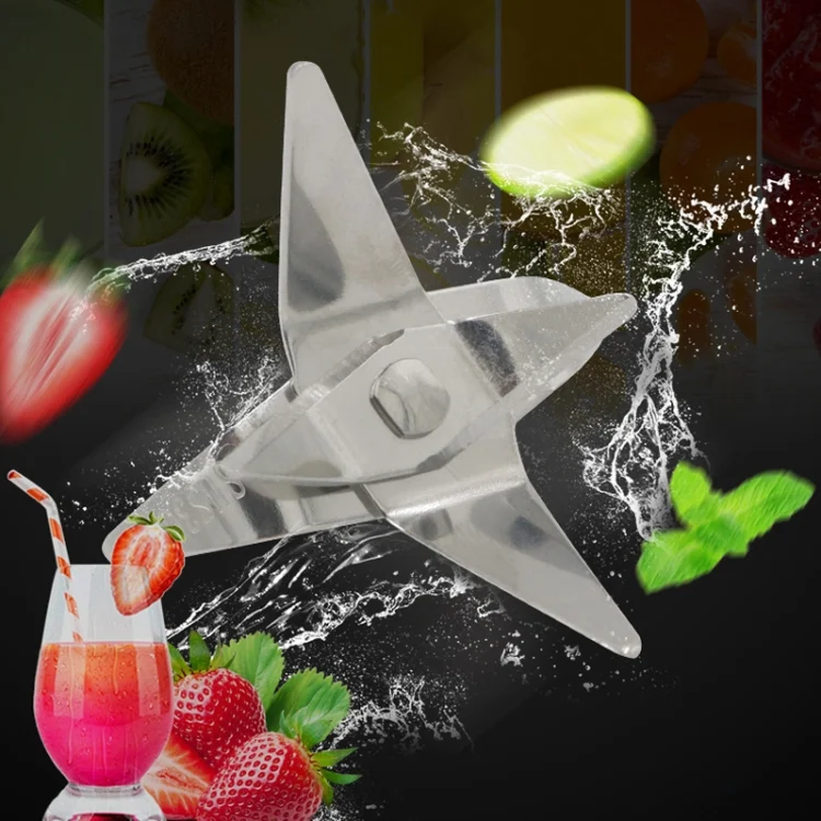 TBD06031071_4.webp 50 PCS CA-22 Short Axis Six Leaf Mixing Knife Juicer General Accessories Stainless Steel Blade - Image 5